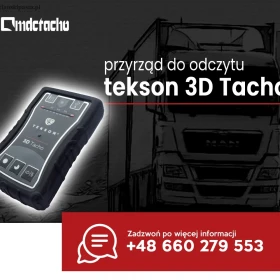 Tekson 3D Tacho - przyrząd do odczytu tachografu