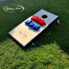 Cornhole, zestaw do gry w cornhole, 2 x plansza, 8 x woreczki